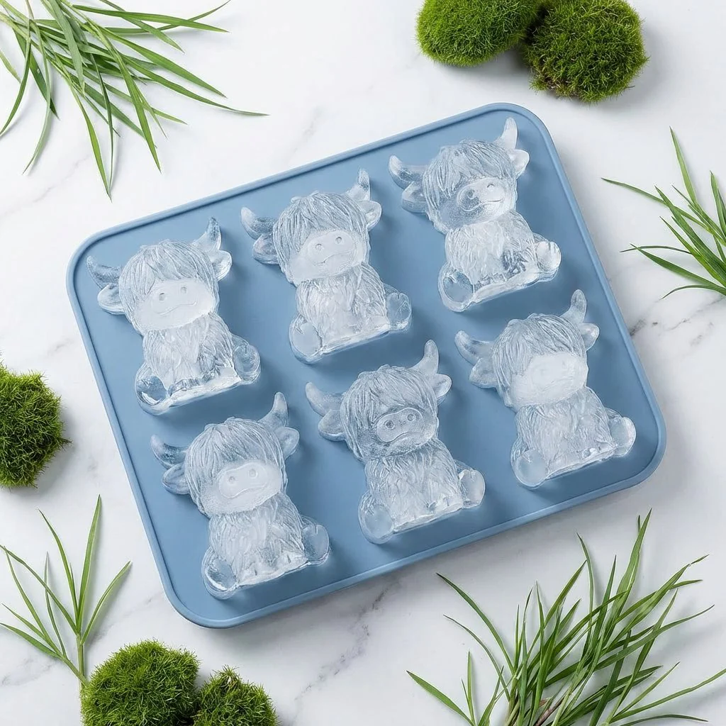🐇🐰 Mini Highland Cow/Rabbit Ice Cube Mold – Cute 3D Ice for Drinks, Parties & Gifts - Image 4