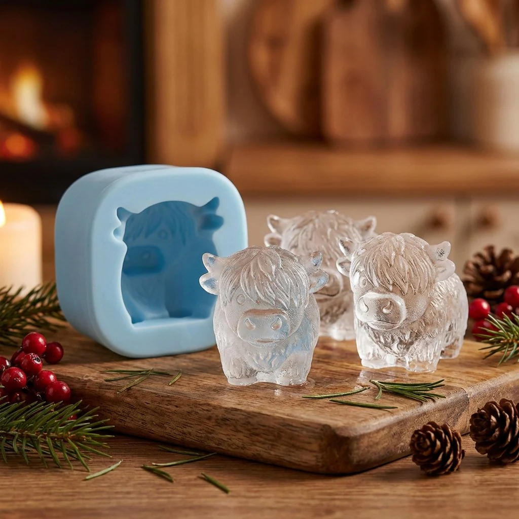 🐇🐰 Mini Highland Cow/Rabbit Ice Cube Mold – Cute 3D Ice for Drinks, Parties & Gifts - Image 7