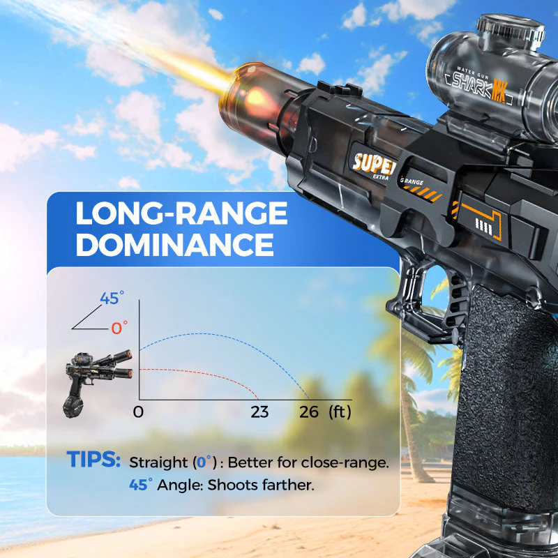 🌊Summer Discount🔫💦Fast Mode Ice Explosion Pistol Water Gun - Image 2