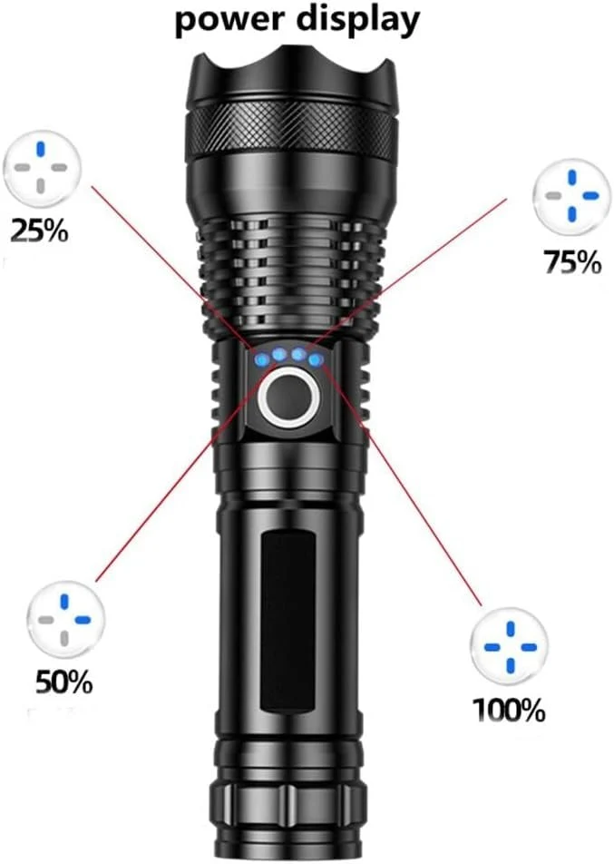 ✨Rechargeable LED Flashlight - High Lumen, Waterproof, Ultra Bright Flashlight for Emergencies - Image 10