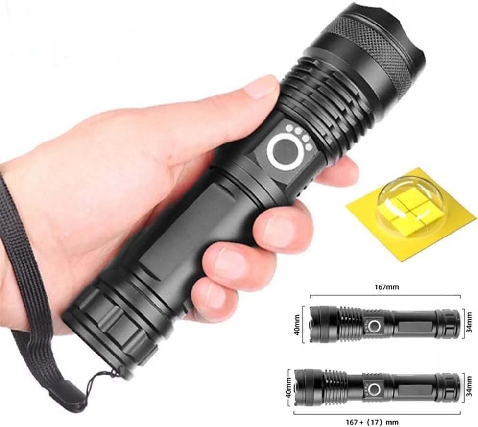 ✨Rechargeable LED Flashlight - High Lumen, Waterproof, Ultra Bright Flashlight for Emergencies - Image 11
