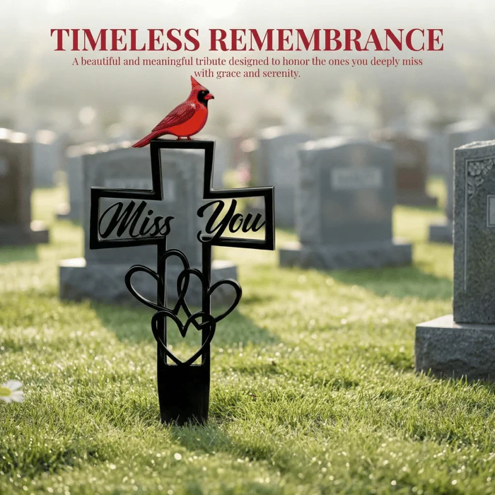 💖Metal Cemetery Memorial Plaque for Remembrance✝️ - Image 3