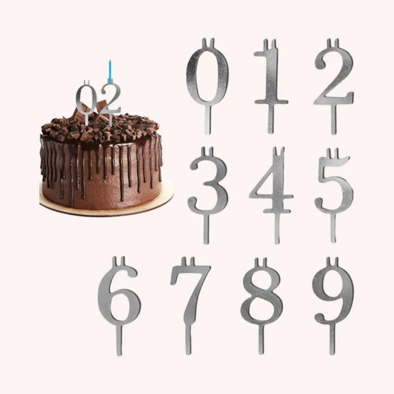 Reusable Number Birthday Candle Holder Set - Image 8