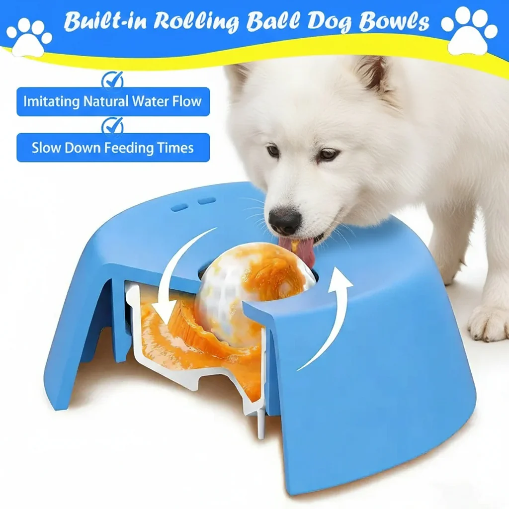 Roll-N-Lick Dog Bowl: The Ultimate Liquid Treat Feeder - Image 2