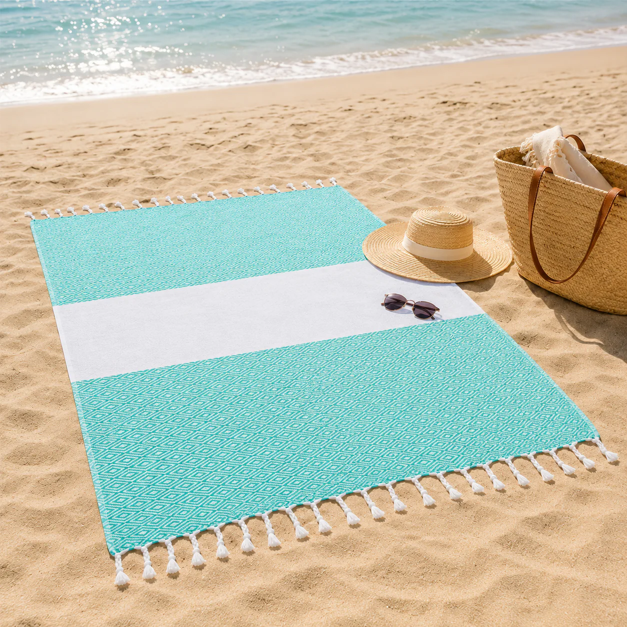 Sand-Resistant Beach Towel for Comfortable Summer Days - Image 7