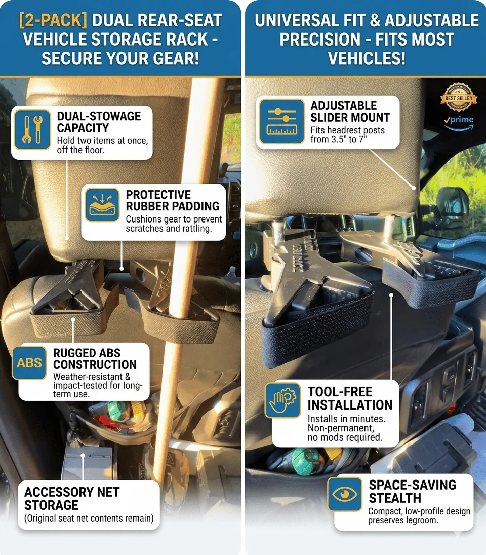 Universal Seat Back Storage Rack for Car - Image 4