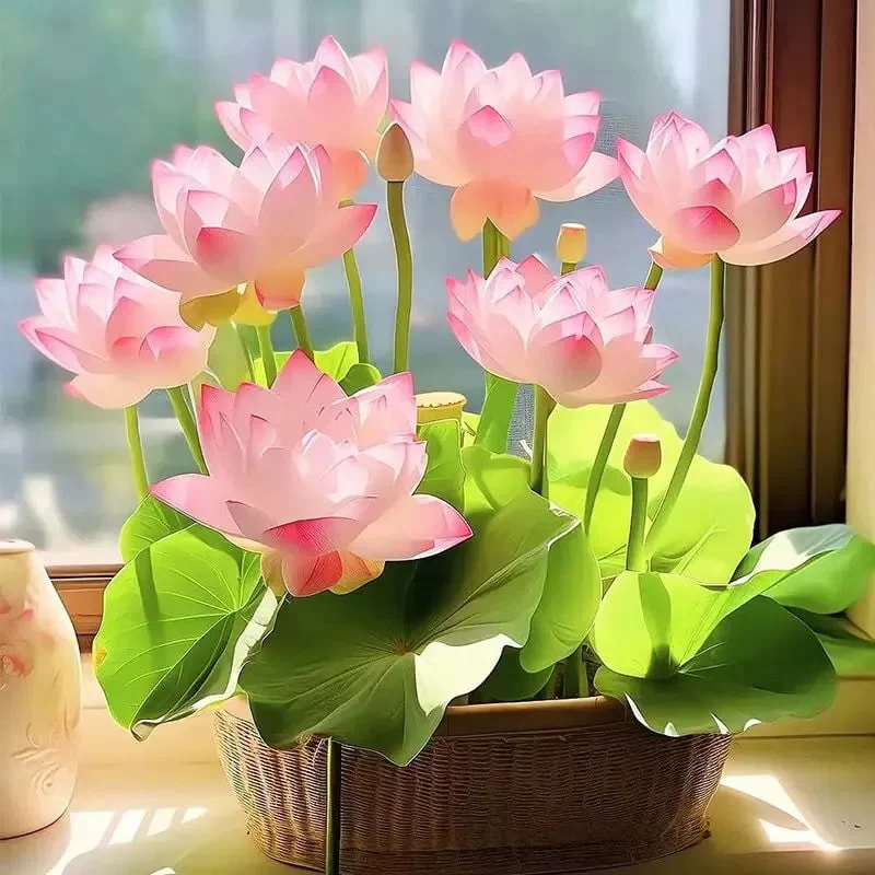 🌸[7 days germination]💐The Sacred Bonsai Bowl Lotus Flower - Image 2