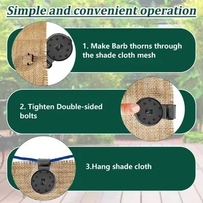 🔥Shade Cloth Heavy Duty Lock Grip - Image 7