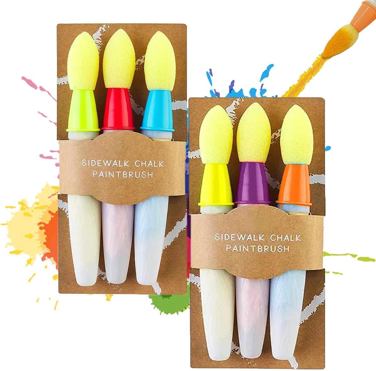 Sidewalk Chalk Paint Brush,Add Water to Brushes to Use,Easy to Use,Washable - Image 10