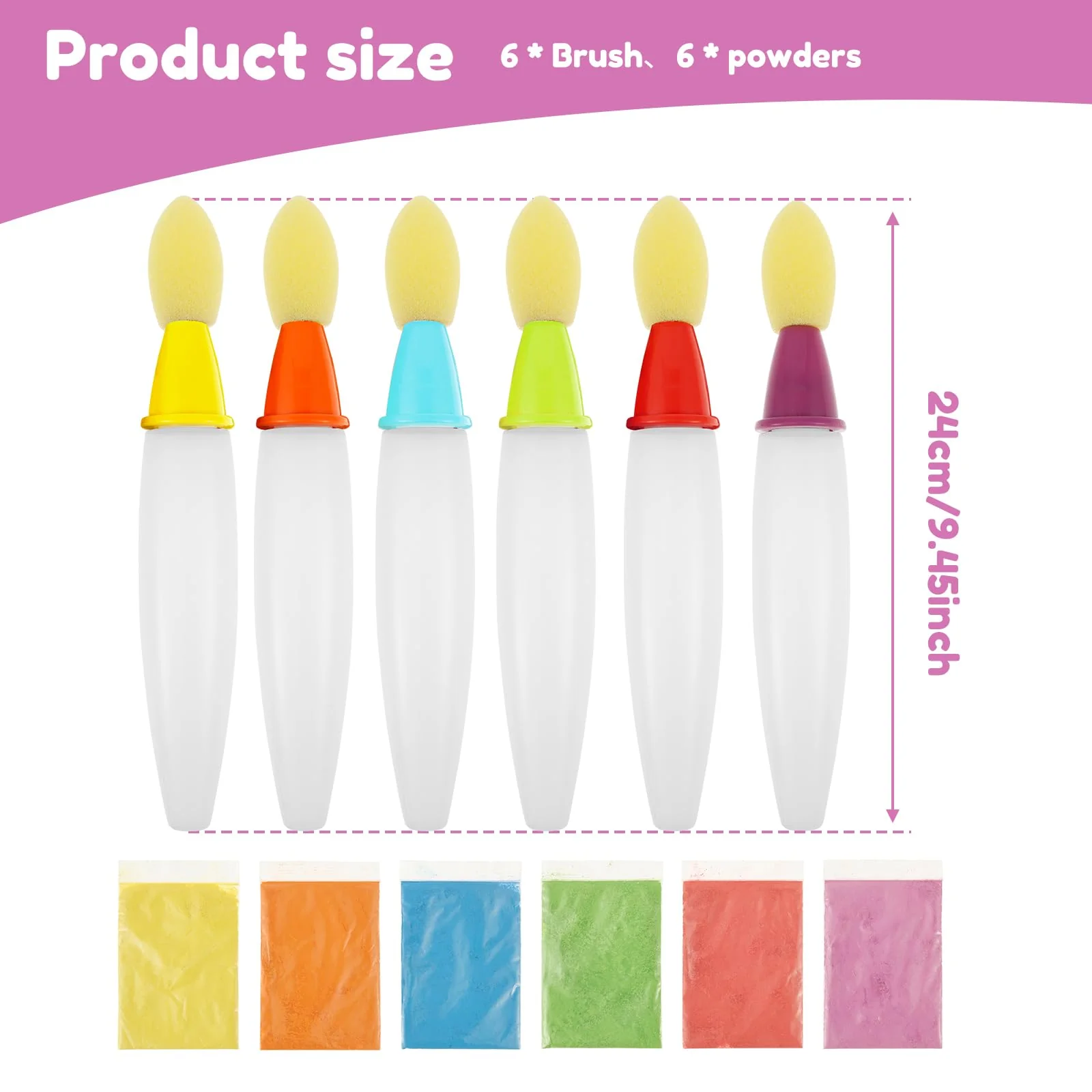 Sidewalk Chalk Paint Brush,Add Water to Brushes to Use,Easy to Use,Washable - Image 9