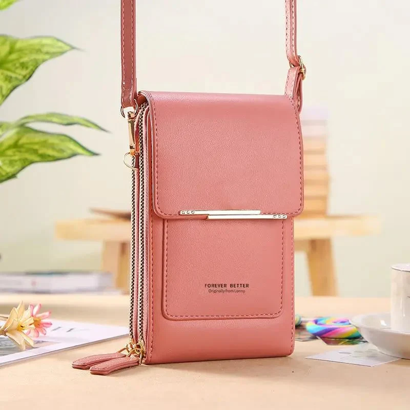 Simple And Elegant Women's Touchscreen Crossbody Phone Wallet - Image 10