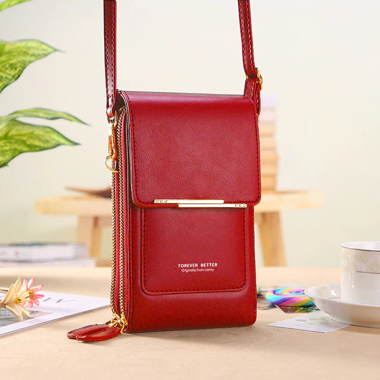 Simple And Elegant Women's Touchscreen Crossbody Phone Wallet - Image 15