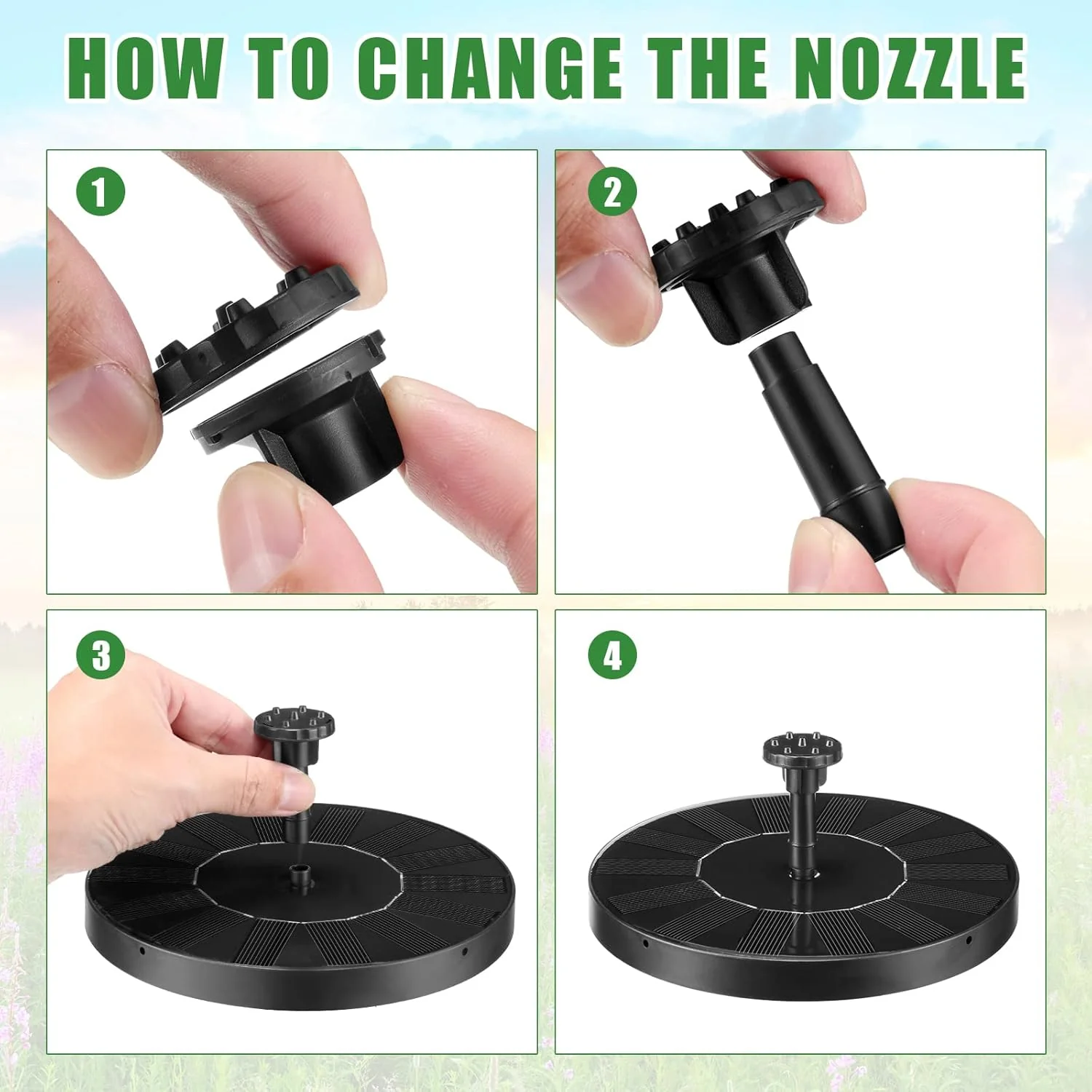 🌞 Solar Bird Bath Fountain Pump - Image 11