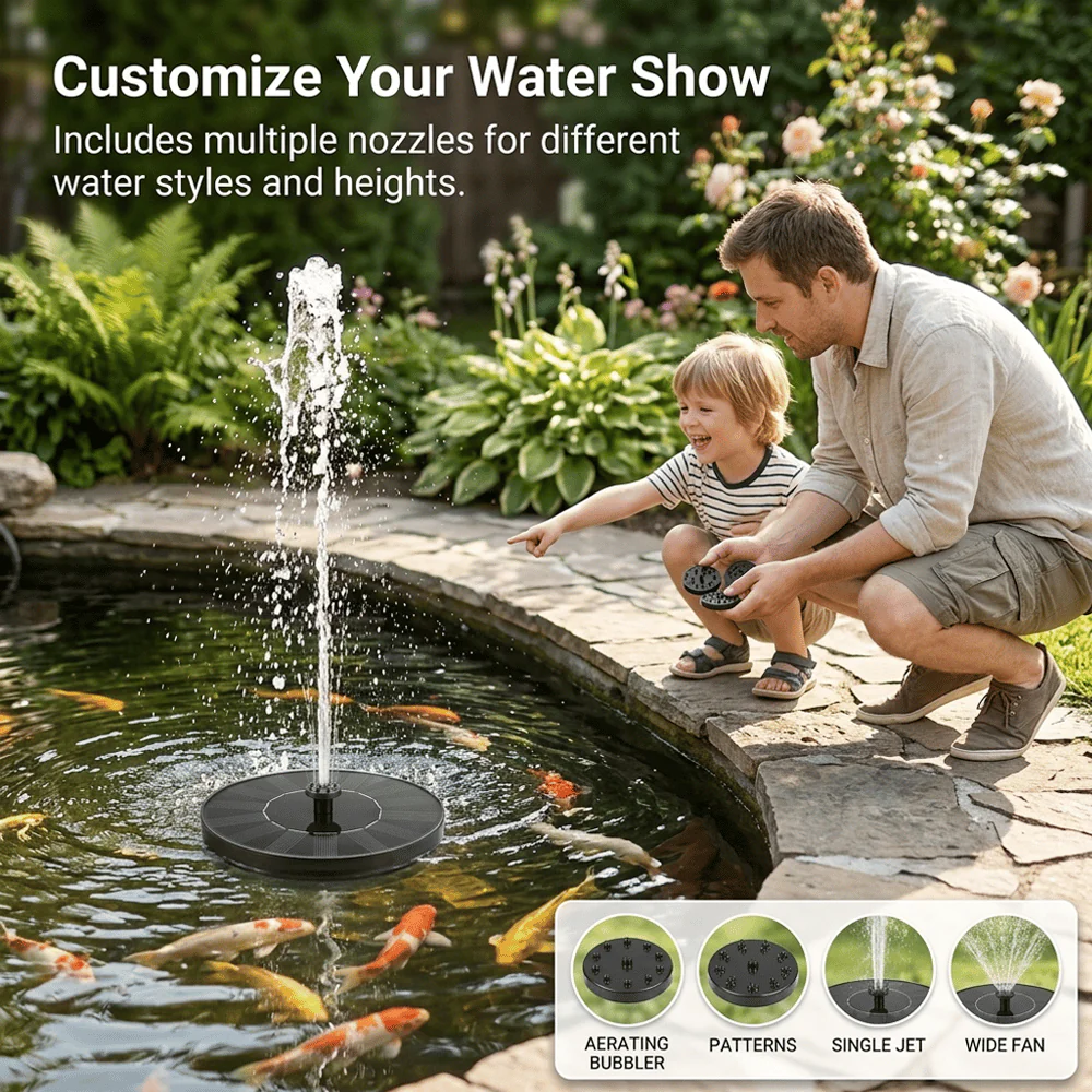 🌞 Solar Bird Bath Fountain Pump - Image 2