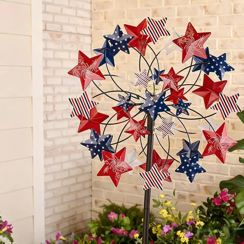 Solar-Powered Wind Spinner for Garden - Image 10