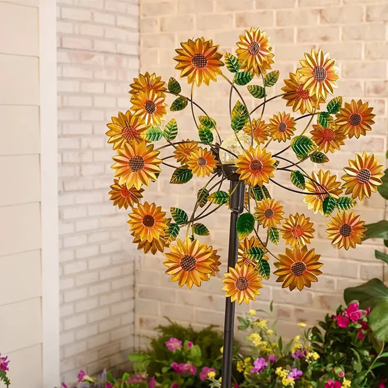 Solar-Powered Wind Spinner for Garden - Image 11