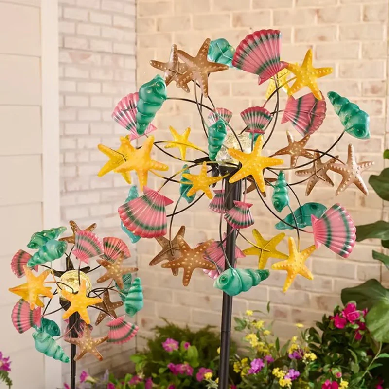 Solar-Powered Wind Spinner for Garden - Image 12