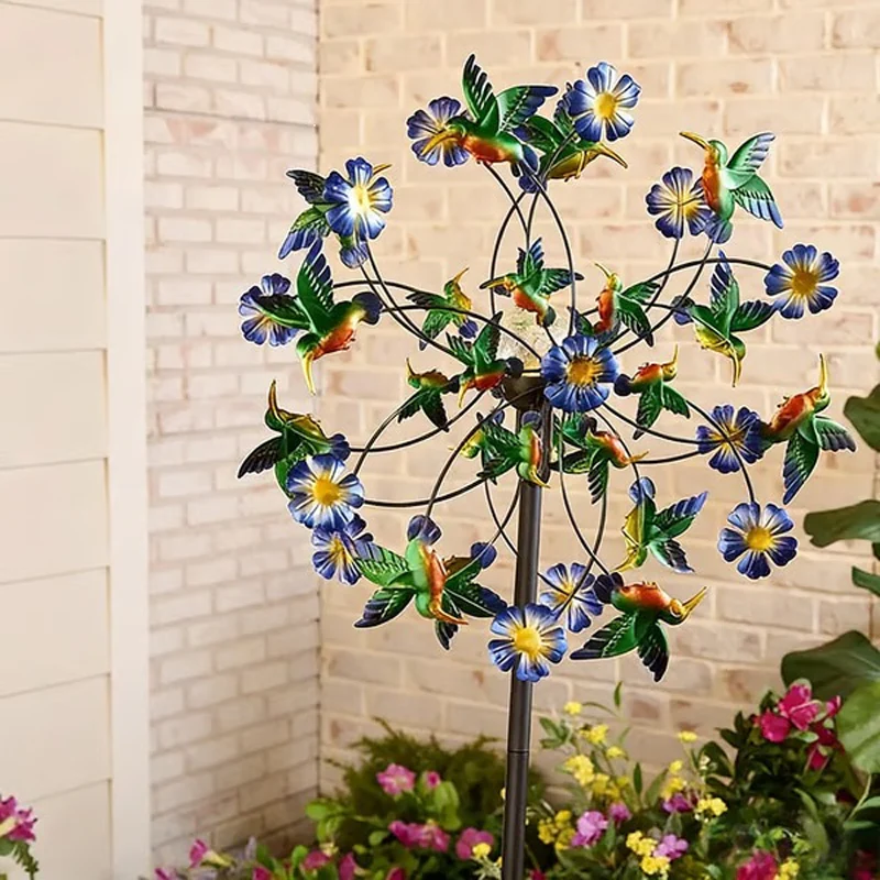 Solar-Powered Wind Spinner for Garden - Image 13