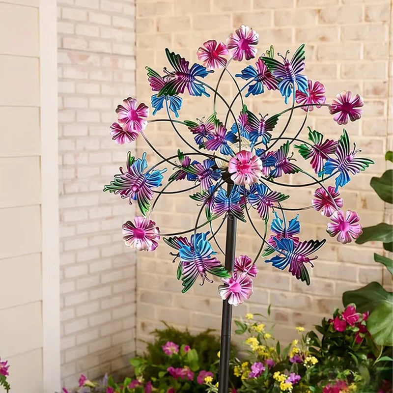 Solar-Powered Wind Spinner for Garden - Image 14