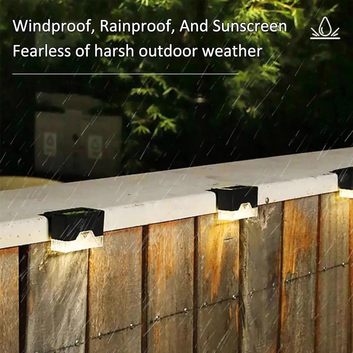 Solar Deck Lights –Waterproof LED - Image 3