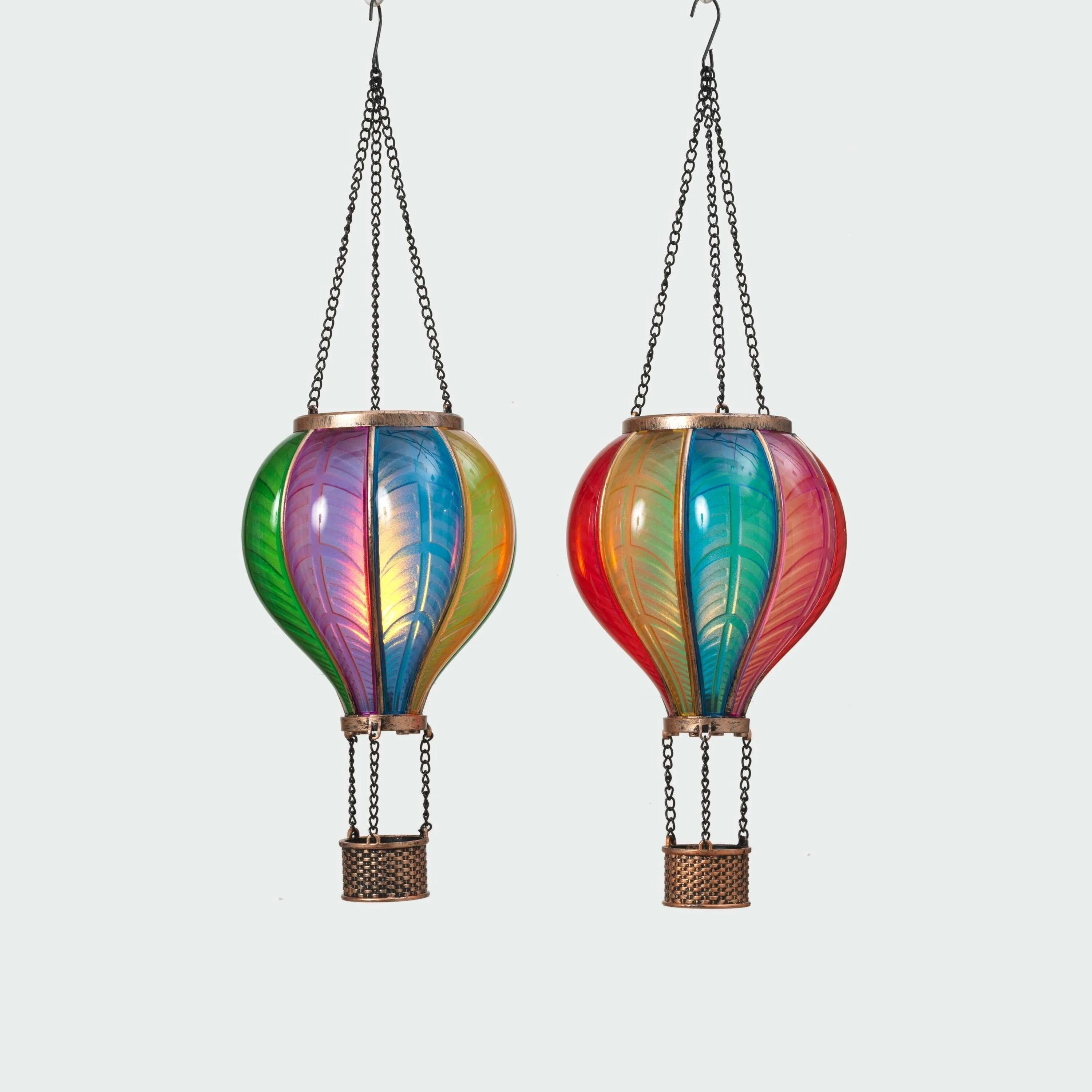 Solar Hanging Rainbow Balloon Lantern - Image 12