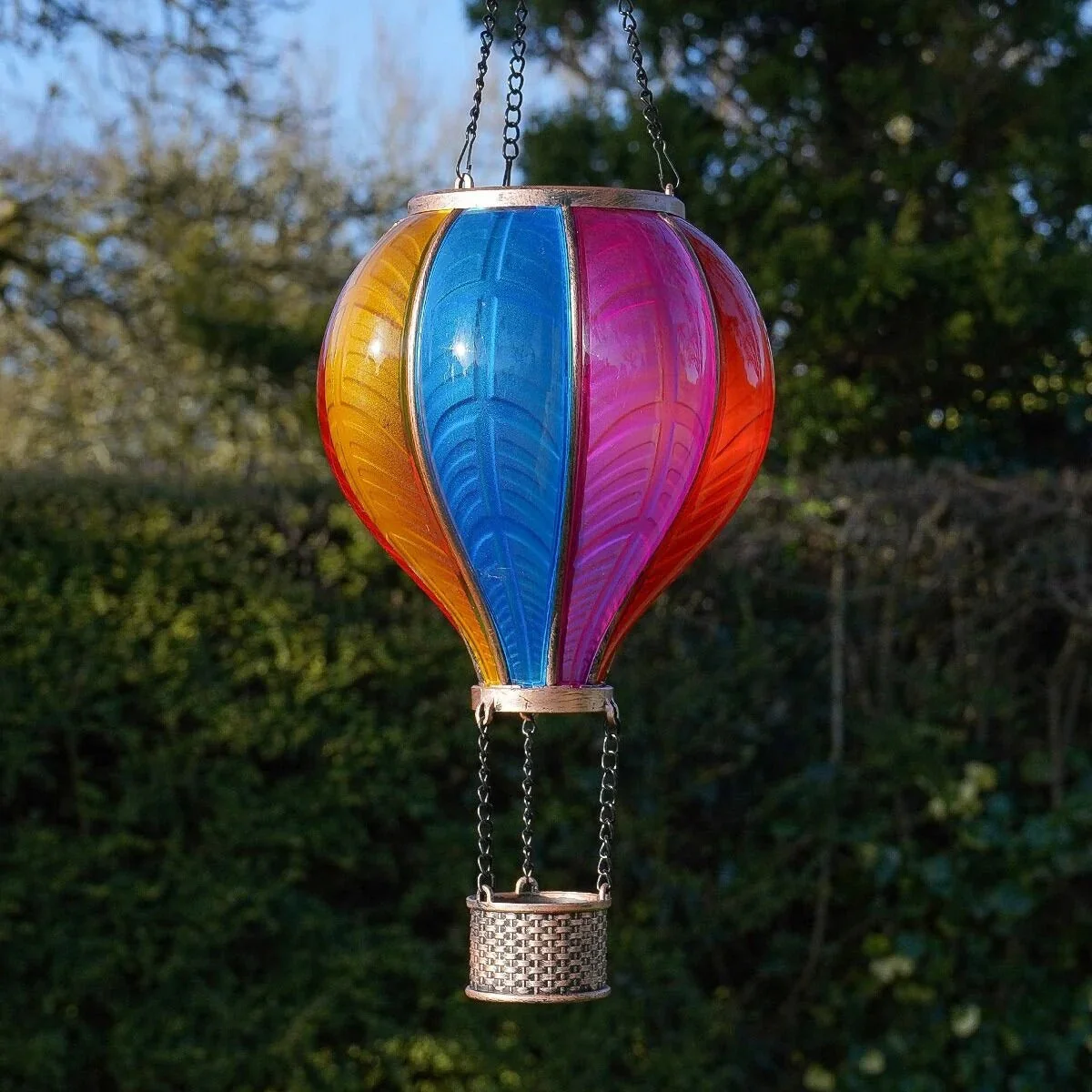 Solar Hanging Rainbow Balloon Lantern - Image 3