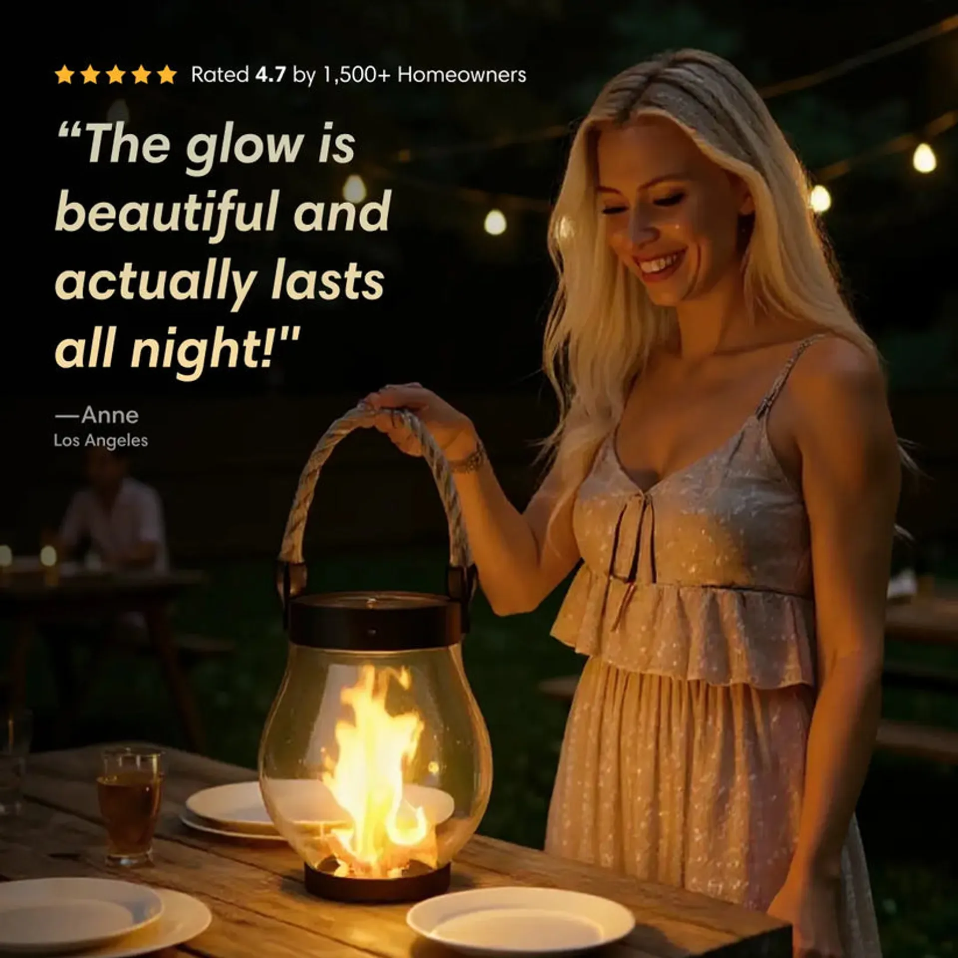 Solar Lantern Outdoor Lights - Image 3