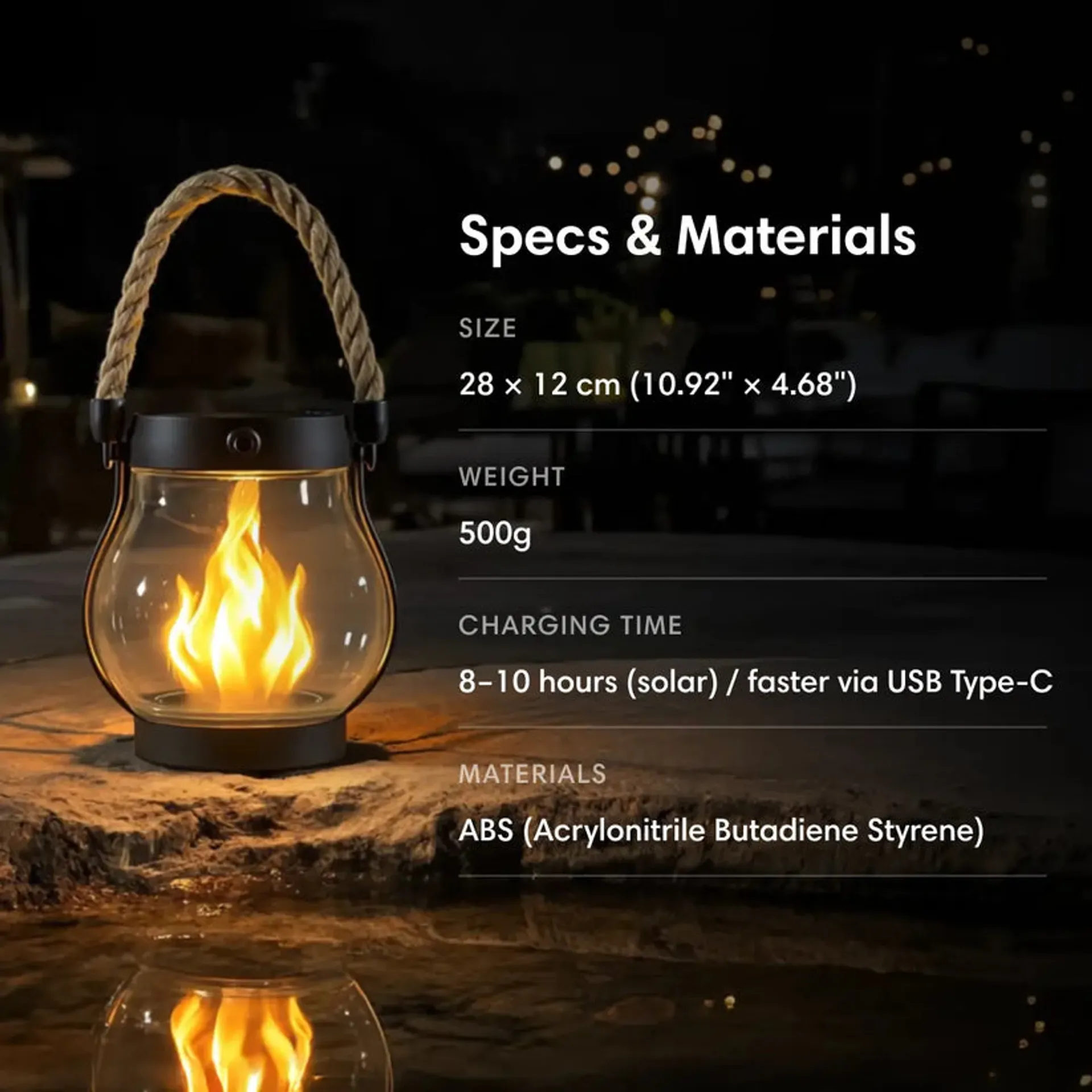 Solar Lantern Outdoor Lights - Image 4