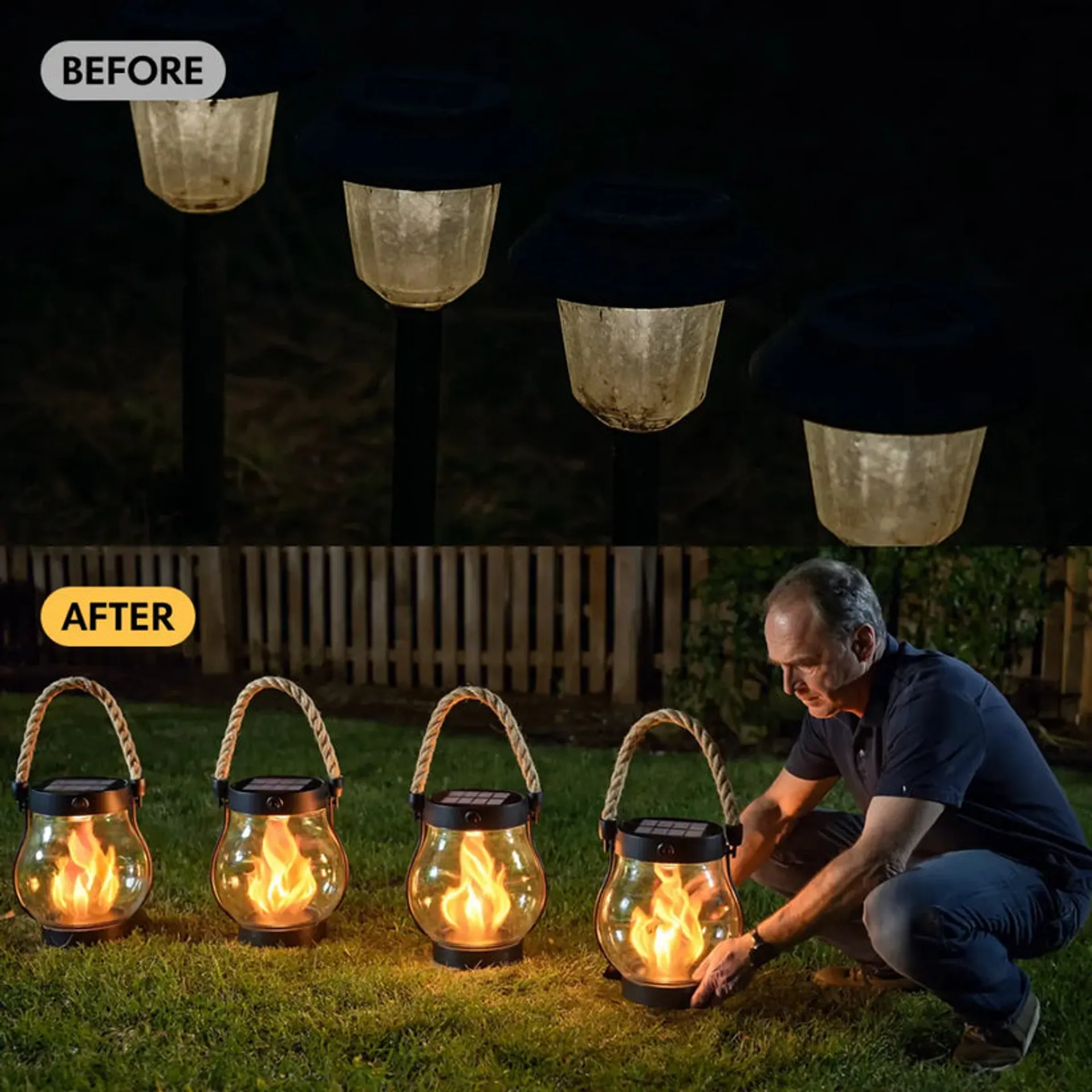 Solar Lantern Outdoor Lights - Image 6