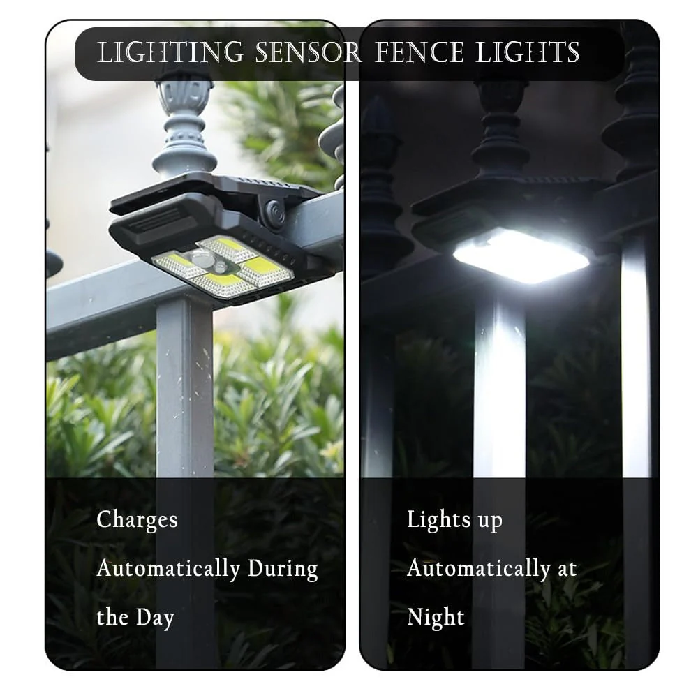 Solar Motion Sensor Lights Auto On/Off, Weatherproof & Powerful - Image 2