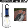 Solar Rechargeable Hooked Camping Light - Image 6