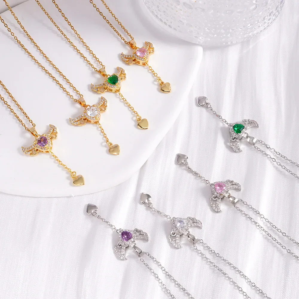 Angel Heart Necklaces for Women - Image 4