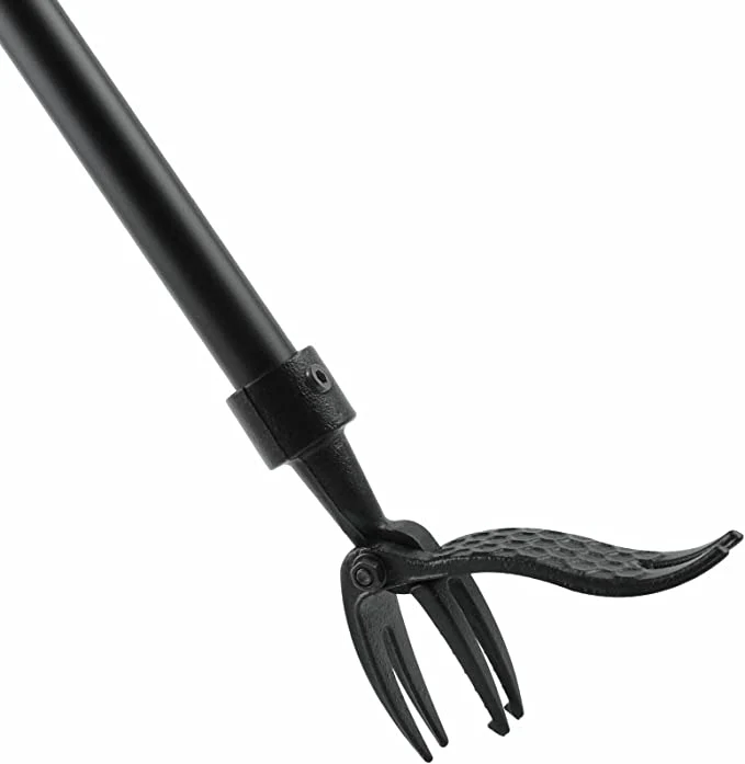 Stand Up Weed Puller Tool with 4-Claw Steel Head - Image 3