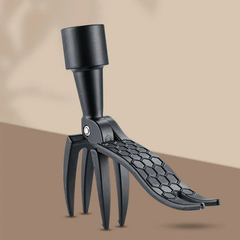 Stand Up Weed Puller Tool with 4-Claw Steel Head - Image 4
