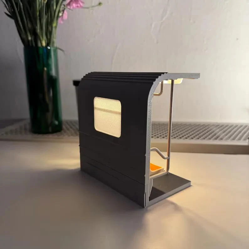 Urban Train Cabin Lamp – Mini Commuter Style Ambient Desk Light - Image 2