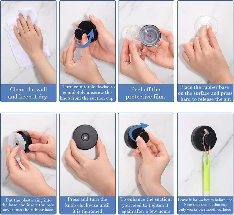 🔥2 Packs Suction Cup Hooks for Shower - Image 5