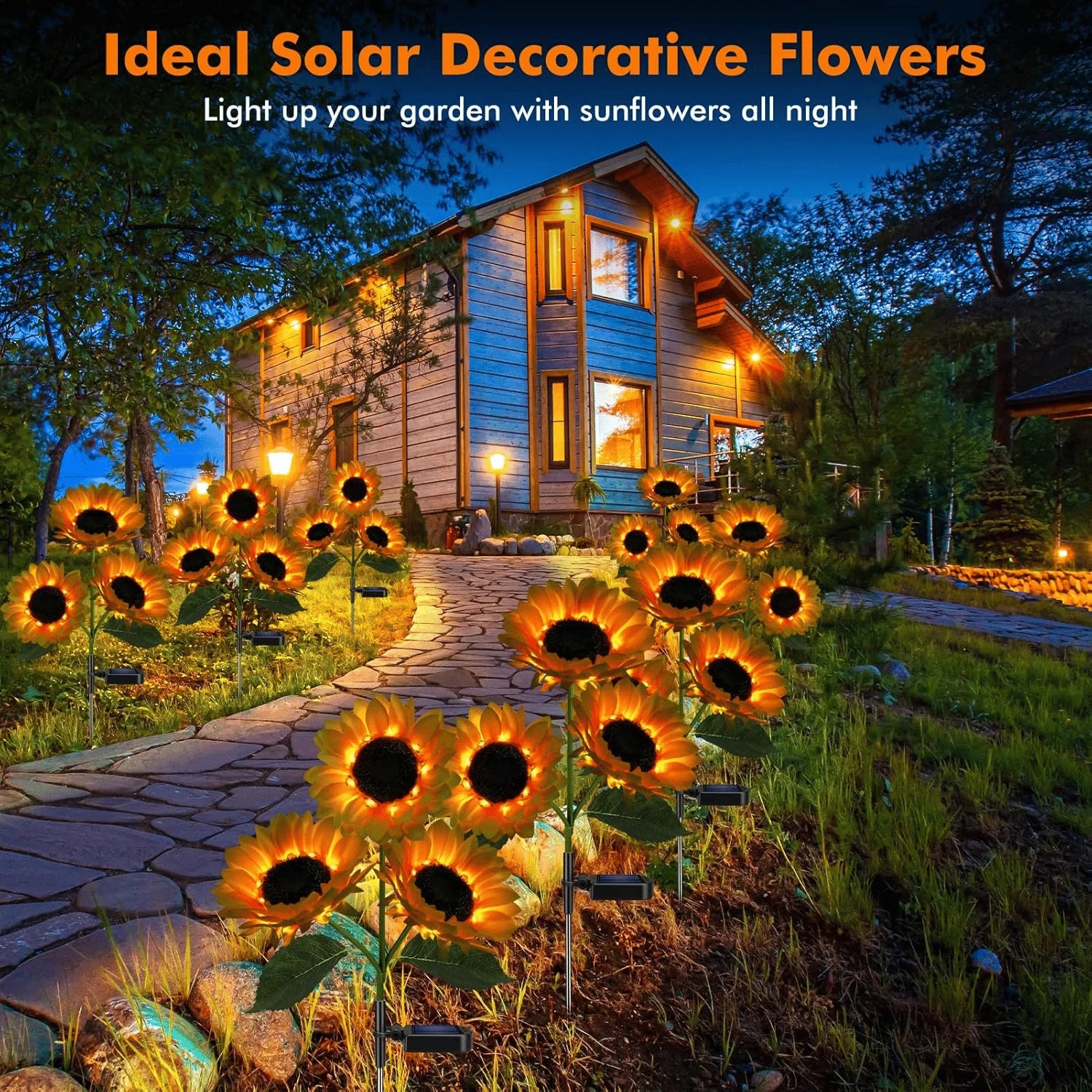 🌻Sunflower Solar Powered Lights for Garden - Image 5