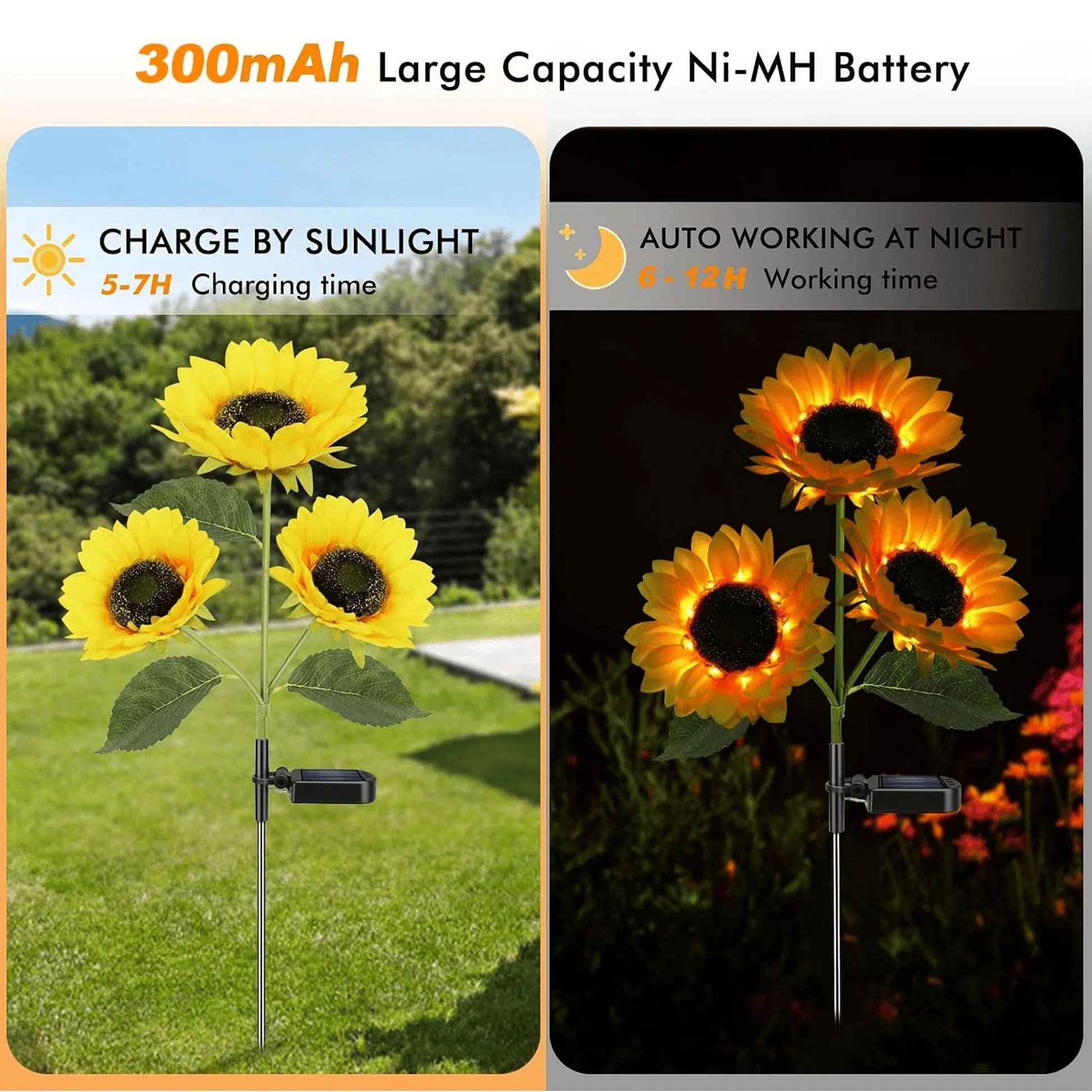 🌻Sunflower Solar Powered Lights for Garden - Image 7