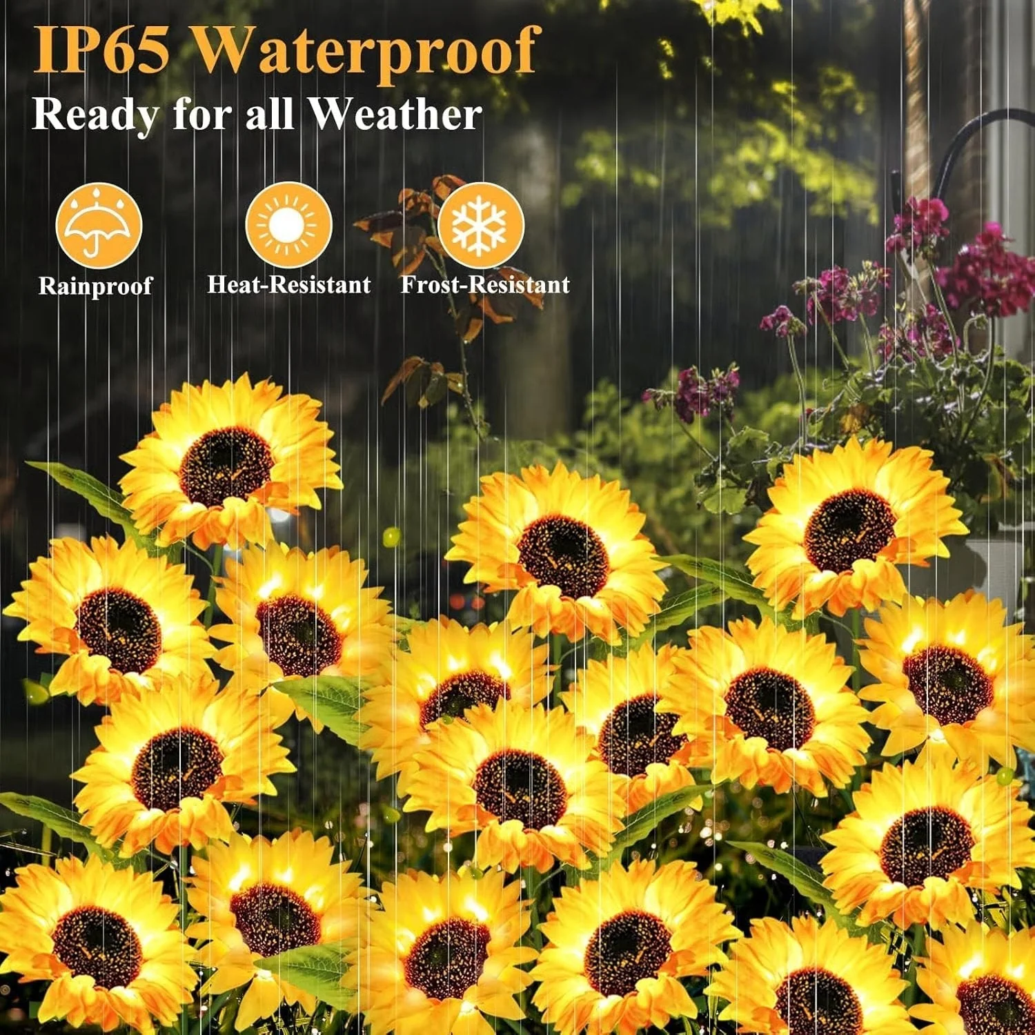 🌻Sunflower Solar Powered Lights for Garden - Image 9