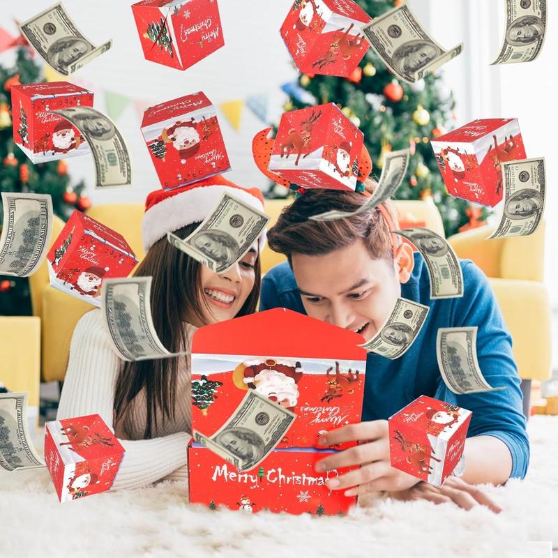 Surprise Gift Box Explosion Unique Folding Bouncing Red Envelope Cash Box - Image 2