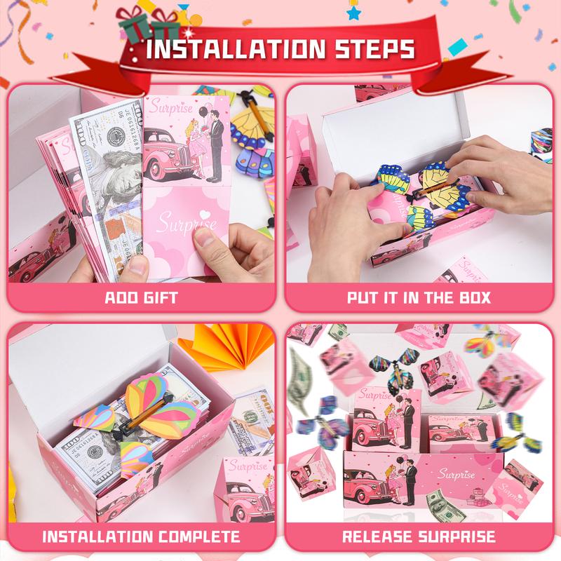 Surprise Pop-Up Gift Box with Flying Toys - Image 3