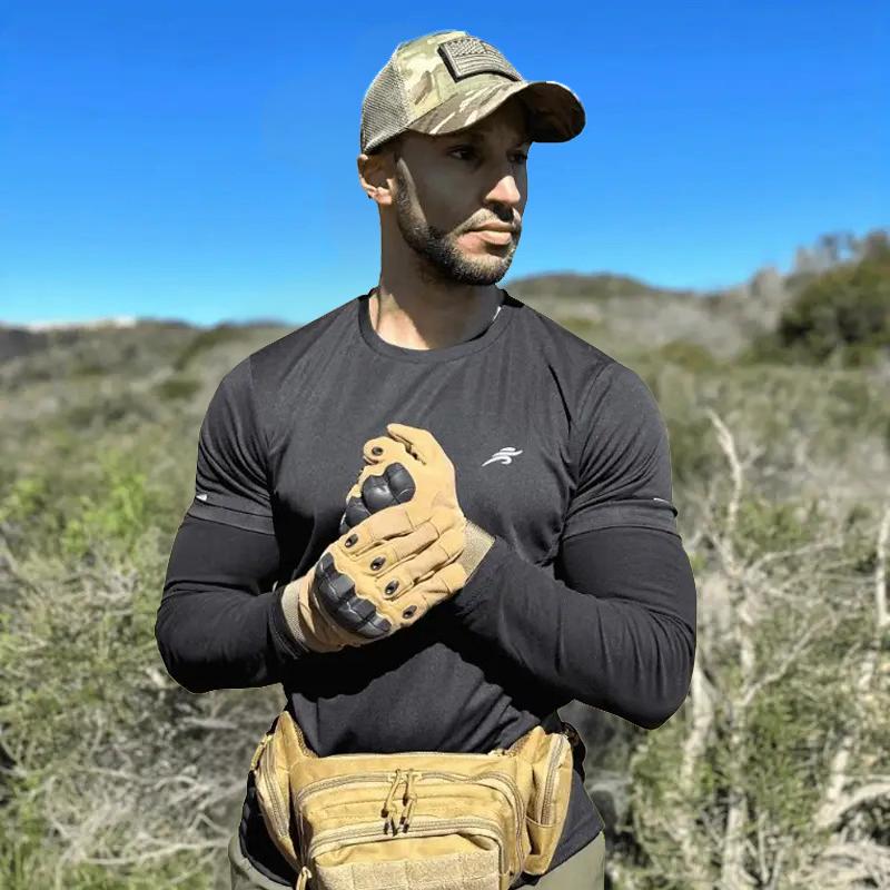 🔥Tactical Full Finger Gloves with Soft Knuckle Protection - Image 2