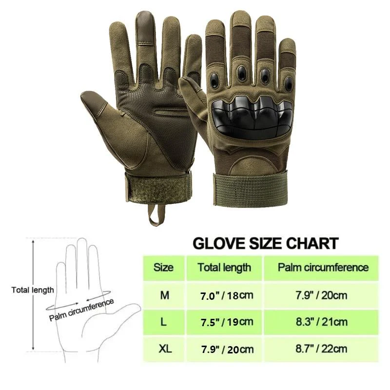 🔥Tactical Full Finger Gloves with Soft Knuckle Protection - Image 9