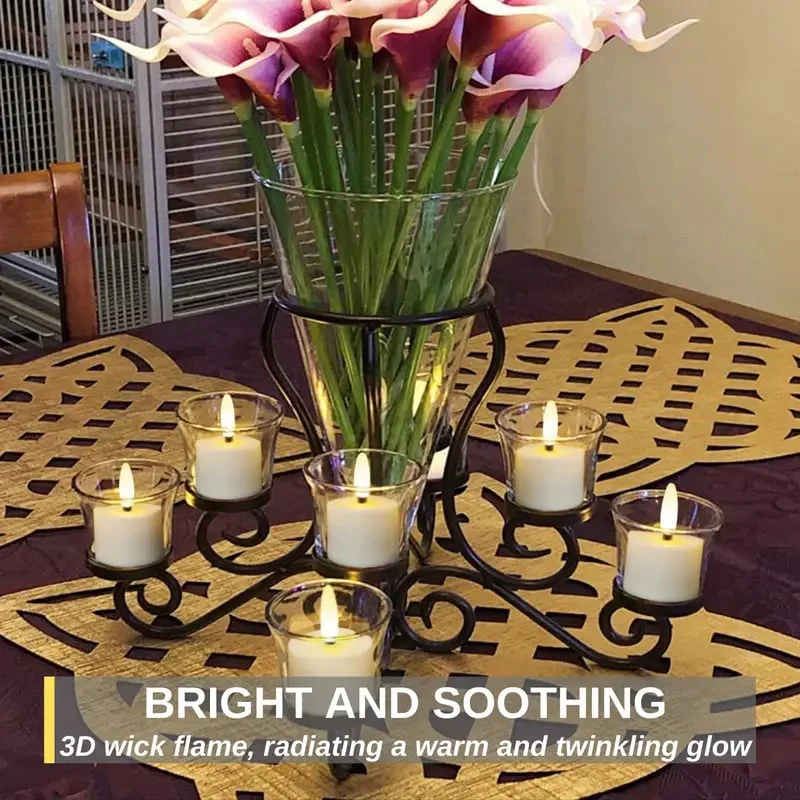 🔥 The Last Tea Lights You’ll Ever Need (6 Pack)— Rechargeable, Realistic & Remote-Controlled! - Image 8