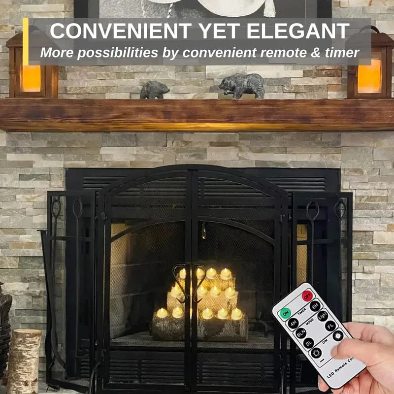 🔥 The Last Tea Lights You’ll Ever Need (6 Pack)— Rechargeable, Realistic & Remote-Controlled! - Image 9
