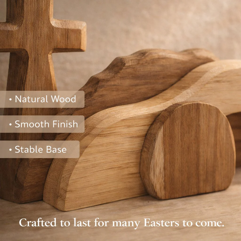 The Wooden Resurrection Cross & Empty Tomb That Reminds Your Family What Easter Is Really About - Image 4