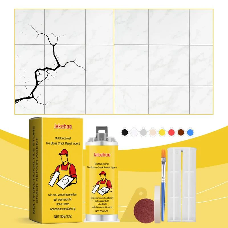 🔧Quick-Drying Tile Repair Glue - Complete Tool Kit for DIY – Fix Cracks Permanently in Minutes!✨ - Image 3