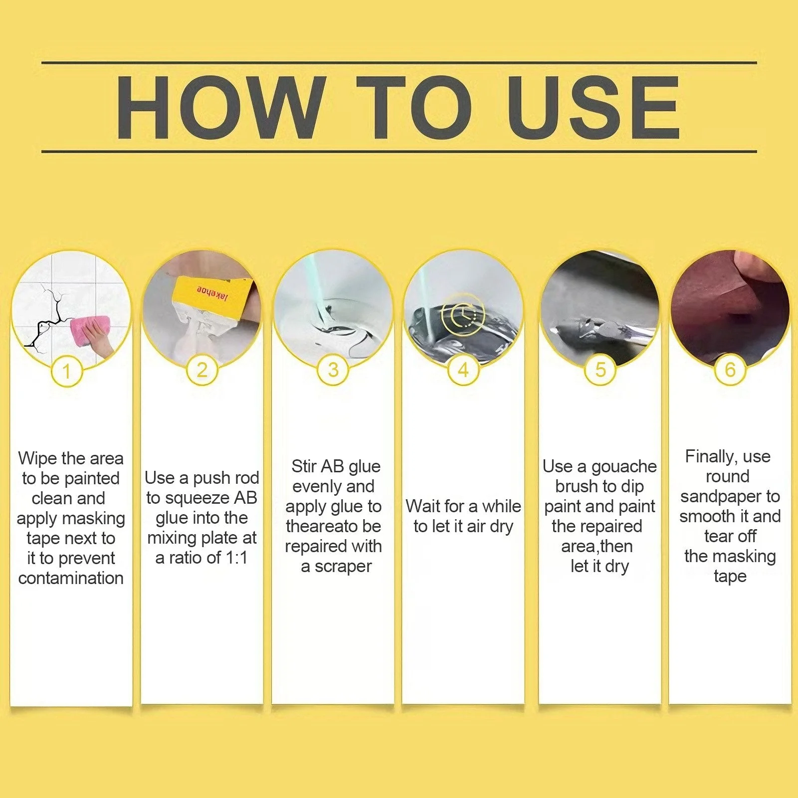 🔧Quick-Drying Tile Repair Glue - Complete Tool Kit for DIY – Fix Cracks Permanently in Minutes!✨ - Image 5