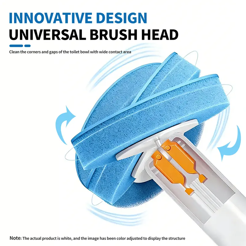 Toilet Scrubber Kit with Self-Cleaning Disposable Pads - Image 3