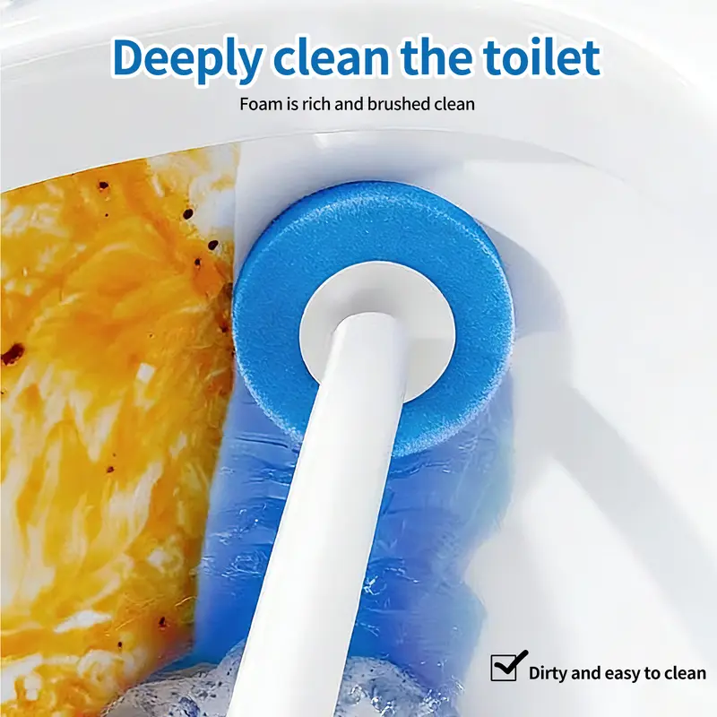 Toilet Scrubber Kit with Self-Cleaning Disposable Pads - Image 5